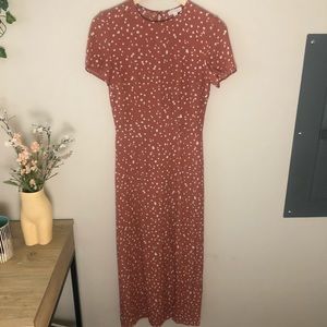 Nordstrom Leith Maxi dress with Thigh Slit